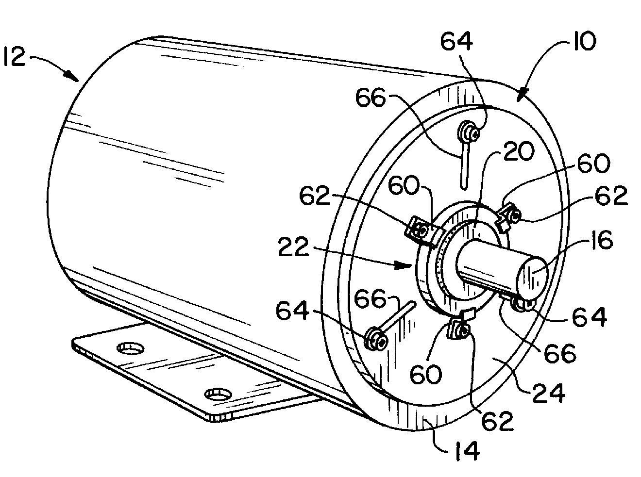 Grounding brush system for mitigating electrical current on rotating shafts