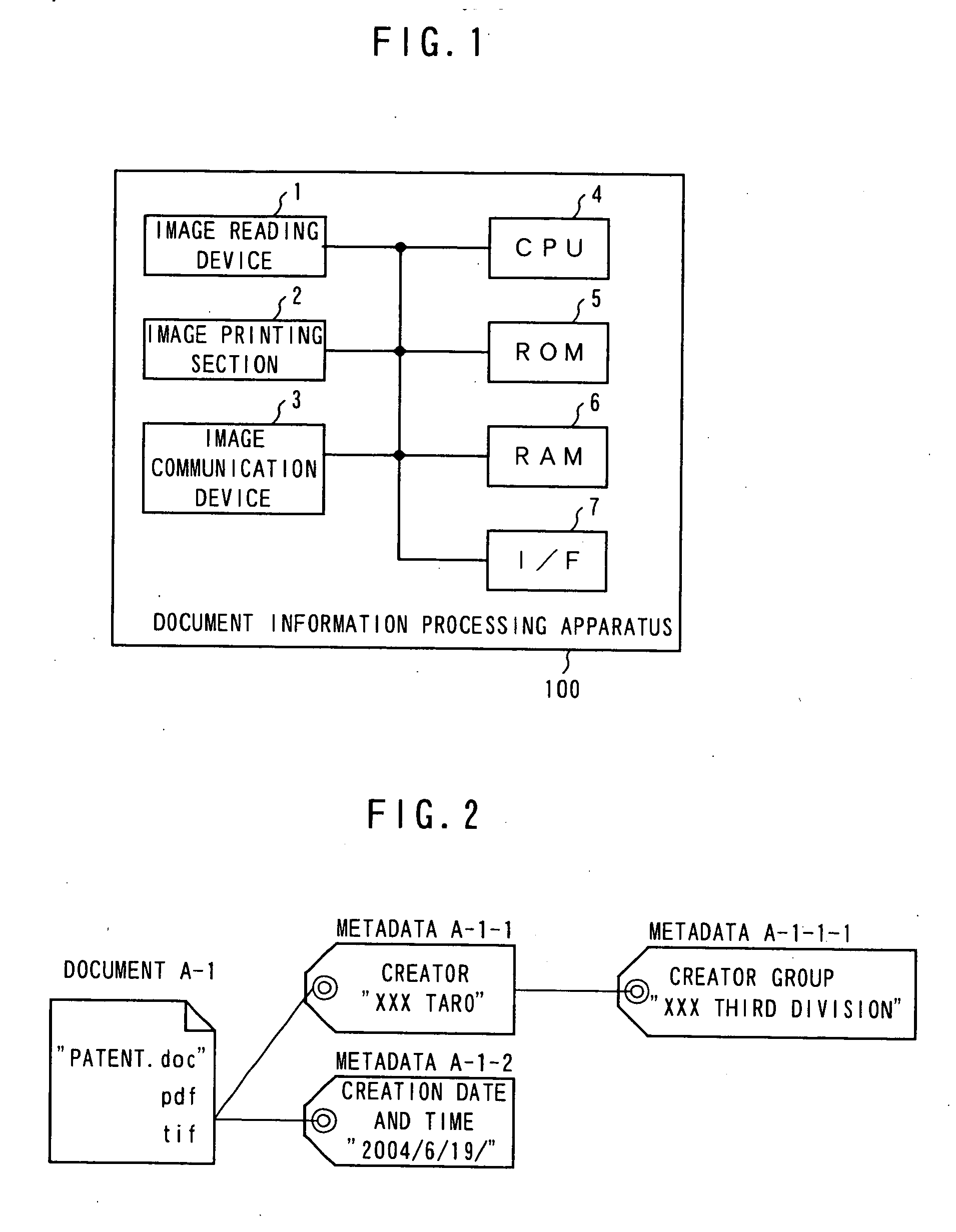Document information processing apparatus and document information processing program