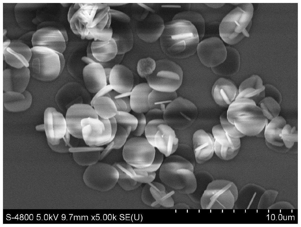 Fullerene c60-calixarene host-guest composite nanocrystalline material and preparation method thereof