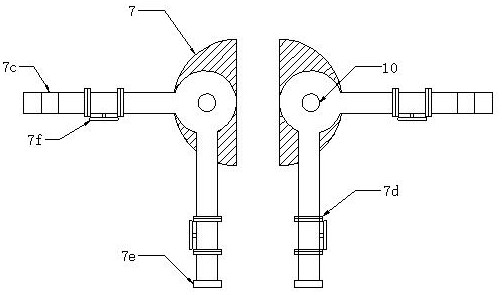 A single-well drainage and recovery surface device for a double-layer stacked coalbed methane system