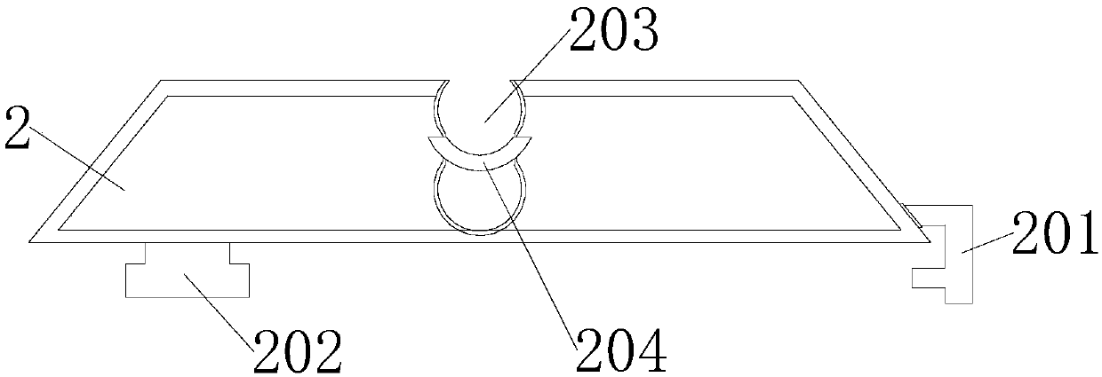 Novel observation mirror overturning structure