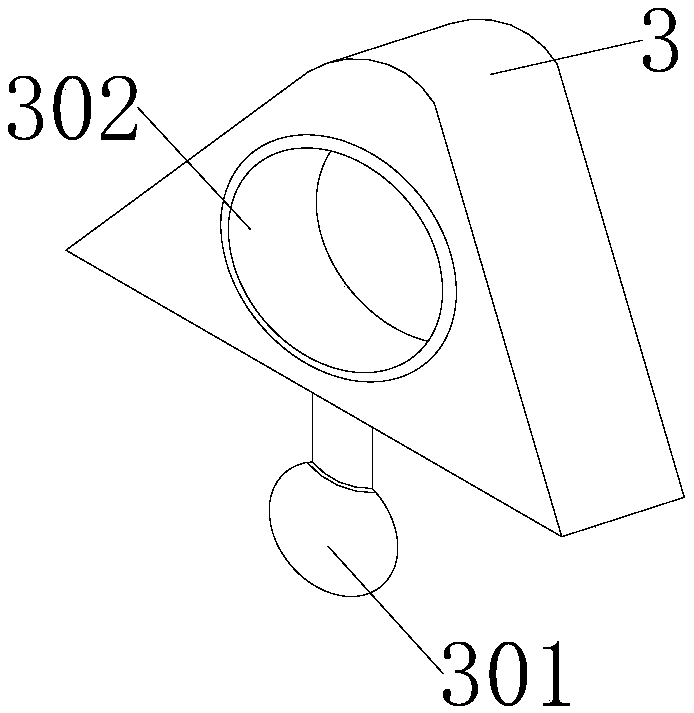 Novel observation mirror overturning structure