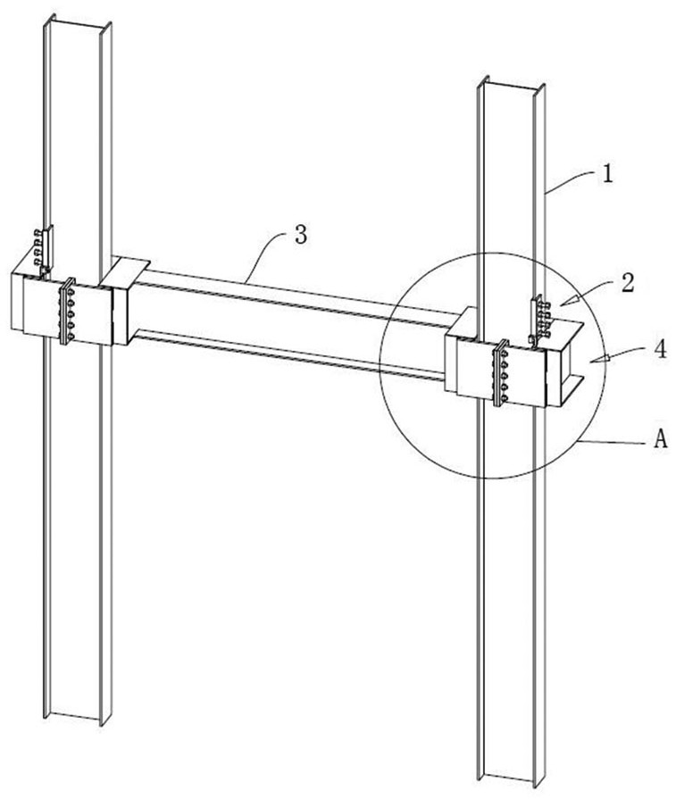 Quickly-detachable temporary supporting system and method for steel structure installation