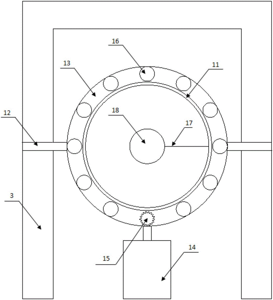 In-roller guide vane push type fish capture set device