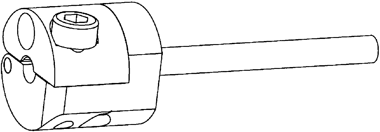 Fusion-splicing clamping device for C lens