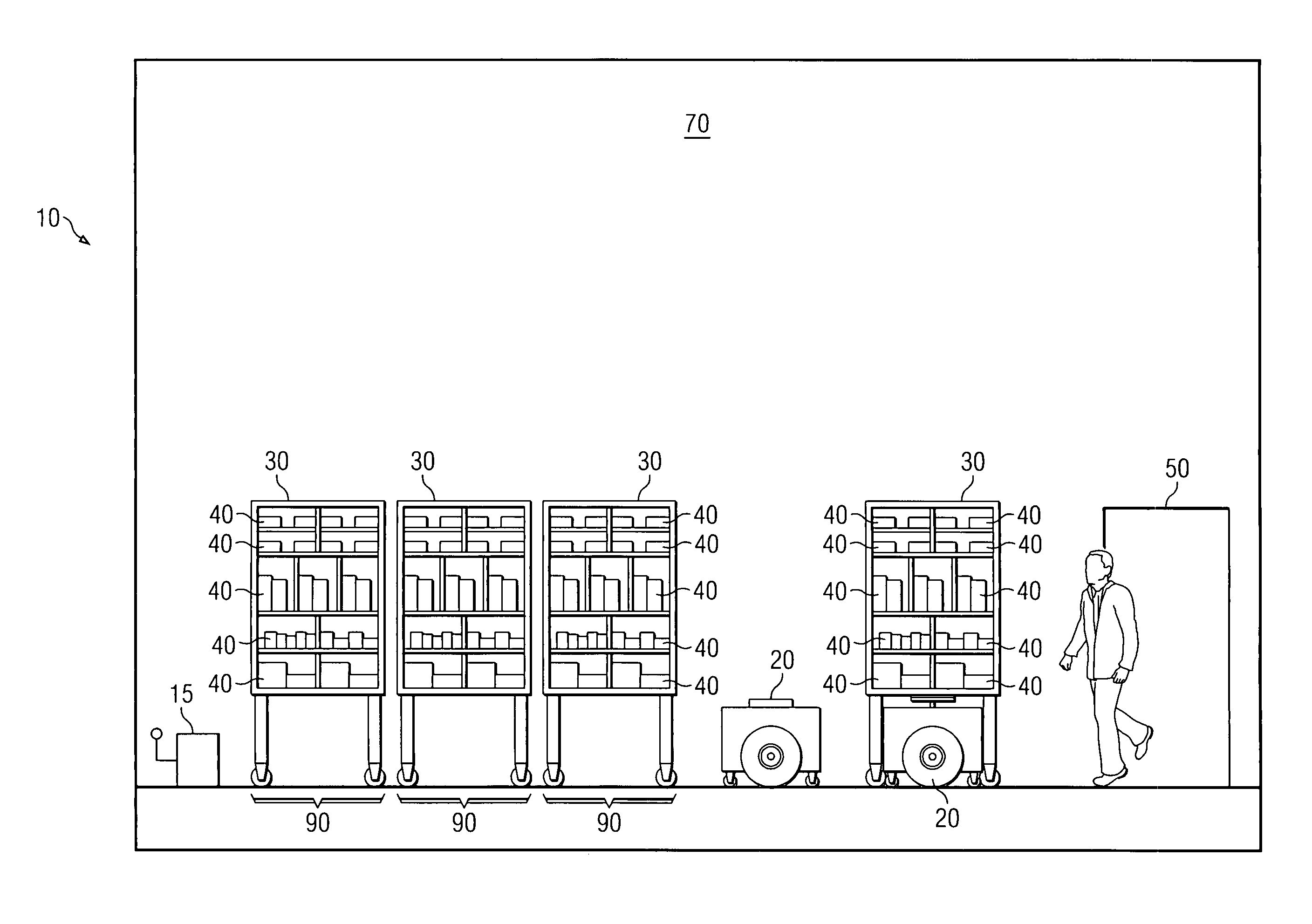 Method and system for replenishing inventory items