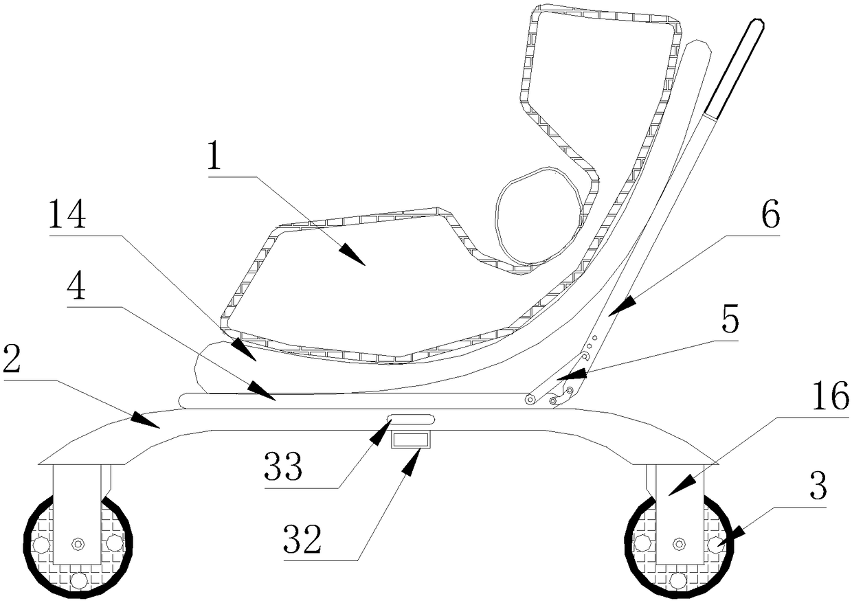 Walkable infant safety seat