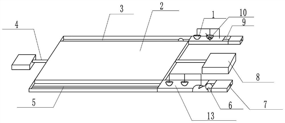 Road construction quality inspection device