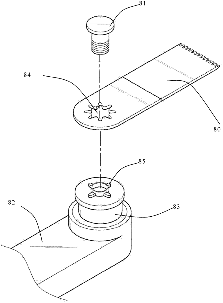 Power tool and working head and adaptor applied to power tool