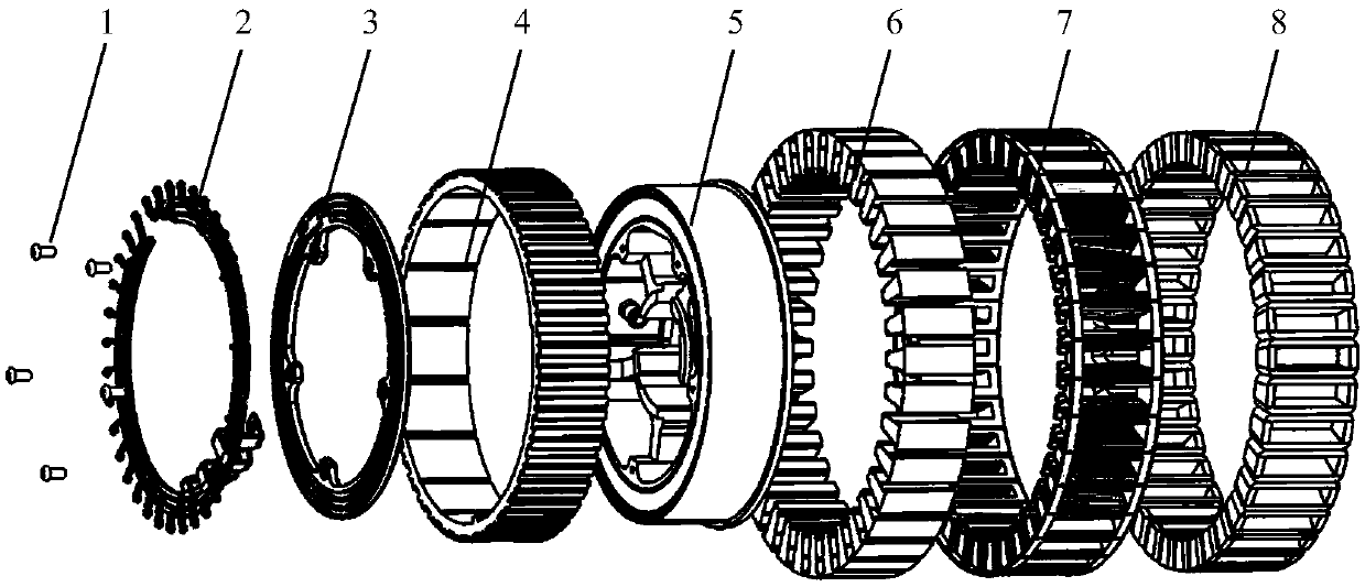 Stator of outer rotor type wheel hub motor