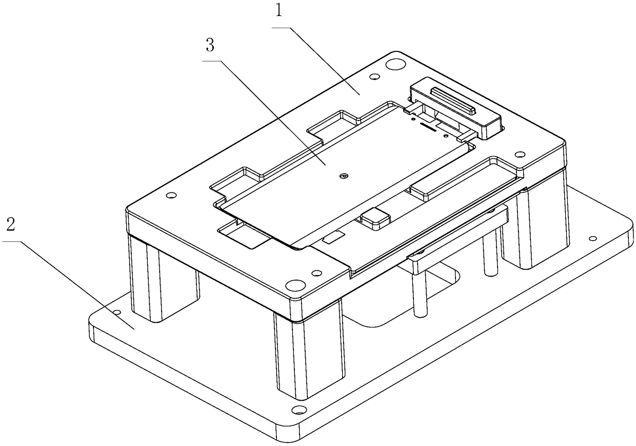Bearing device for display panel test