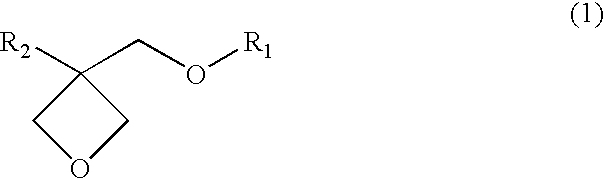 Glycidyloxy groups-containing polybutadiene, mono-oxetane compound and cationic photoinitiator
