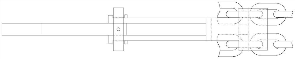 A chain tensioning device