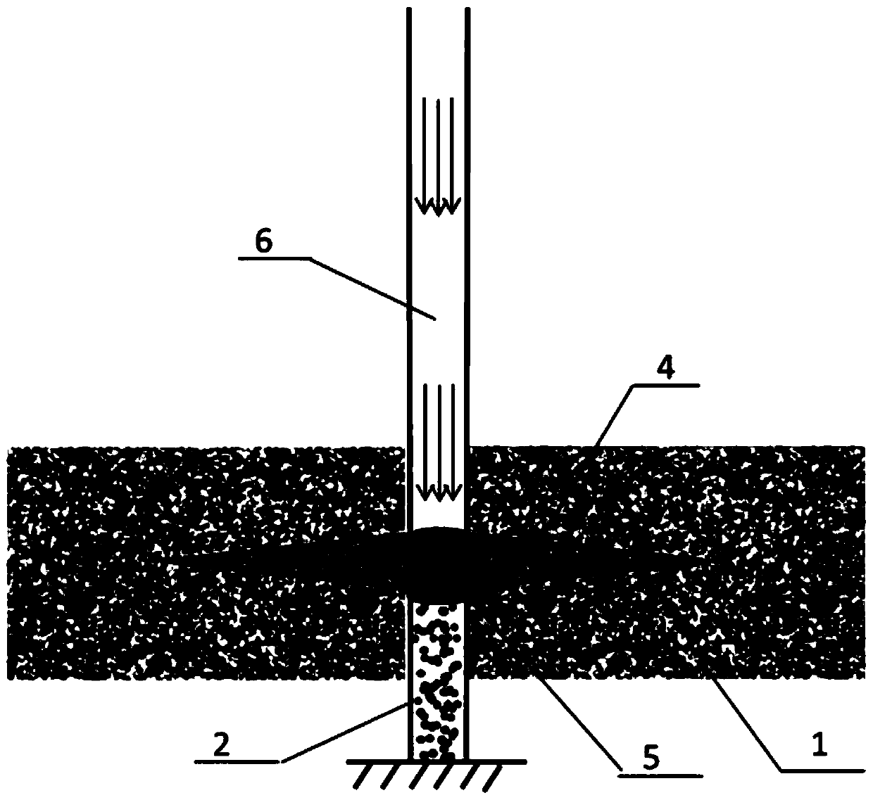 Preparation method and construction method of prefabricated fracturing displacement isolator