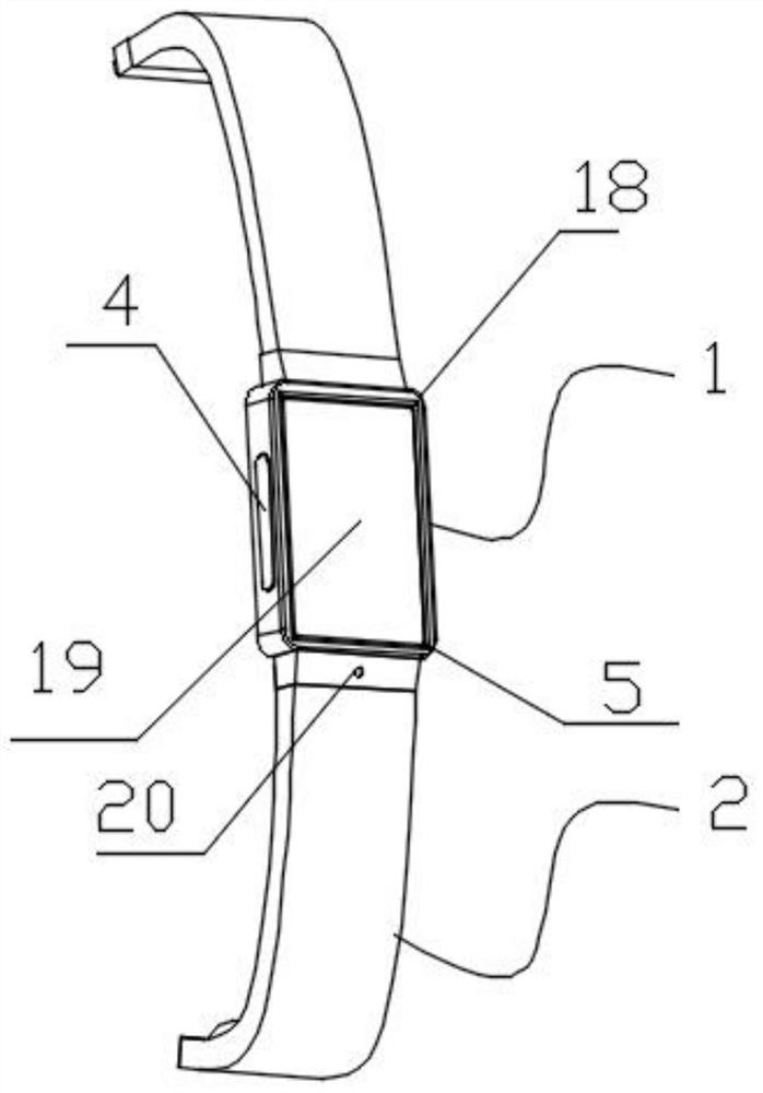 Clinical multifunctional electrocardiogram monitoring watch