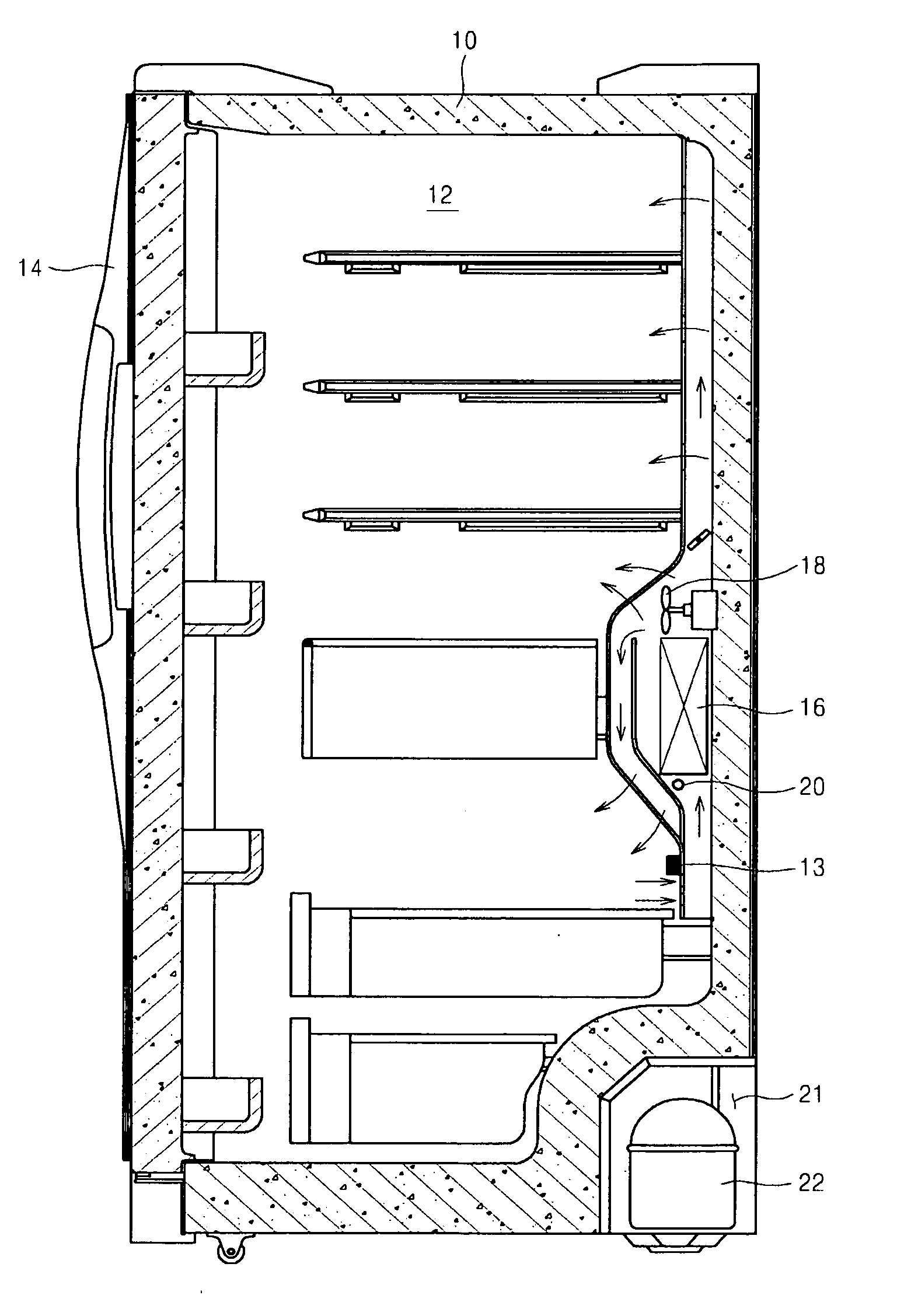 Refrigerator and defrost control method thereof