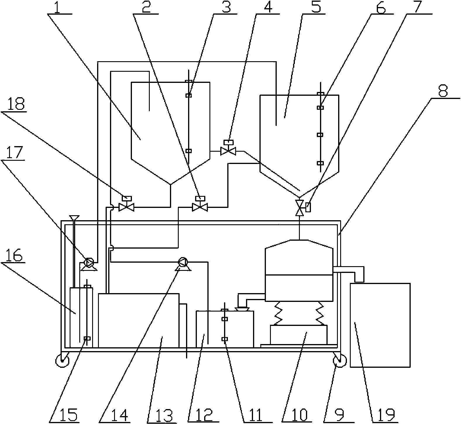 Equipment and method for collecting and pretreating kitchen waste