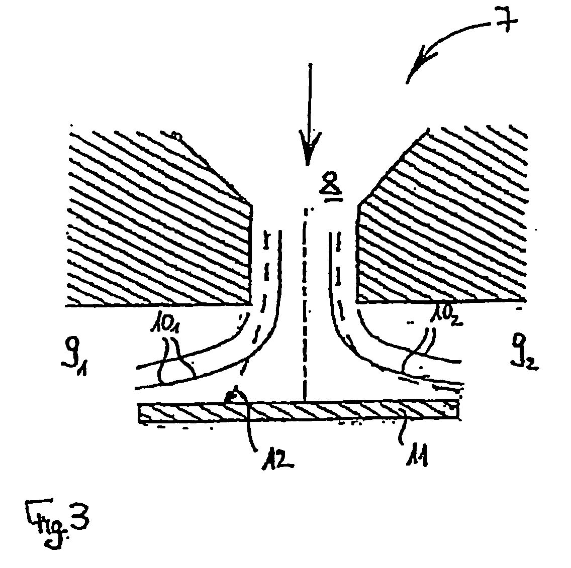 Process for Determining the particle size distribution of an aerosol and apparatus for carrying out such a process
