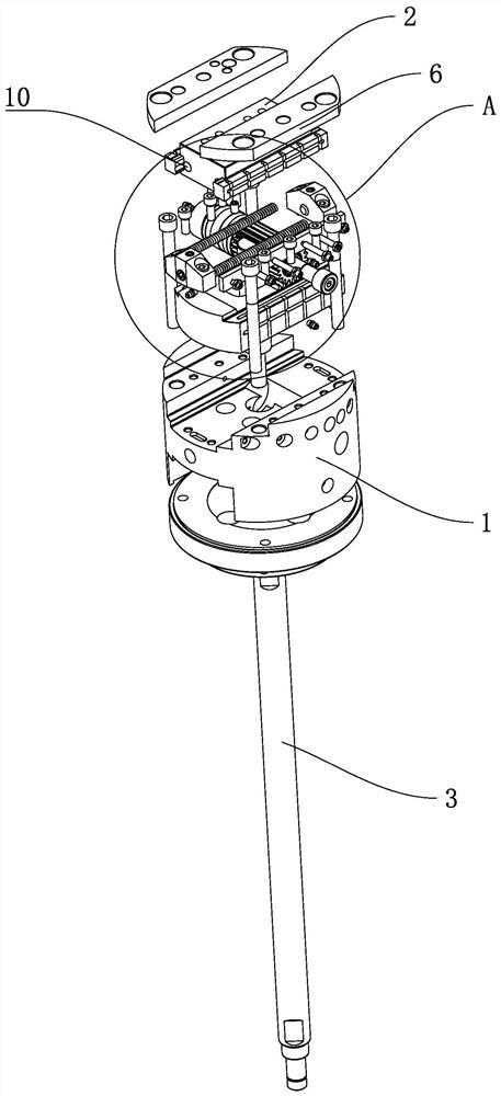 Extension cutter head with back clearance capable of being eliminated