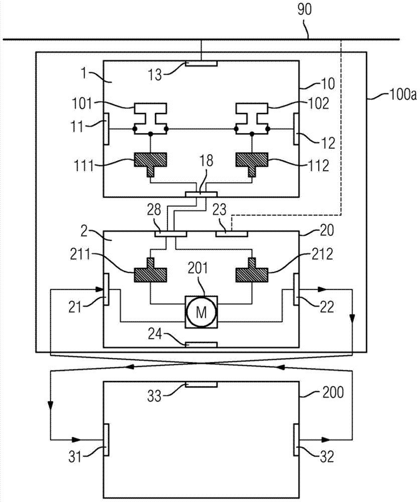 Simulation system, method for carrying out a simulation, guidance system and computer programme product