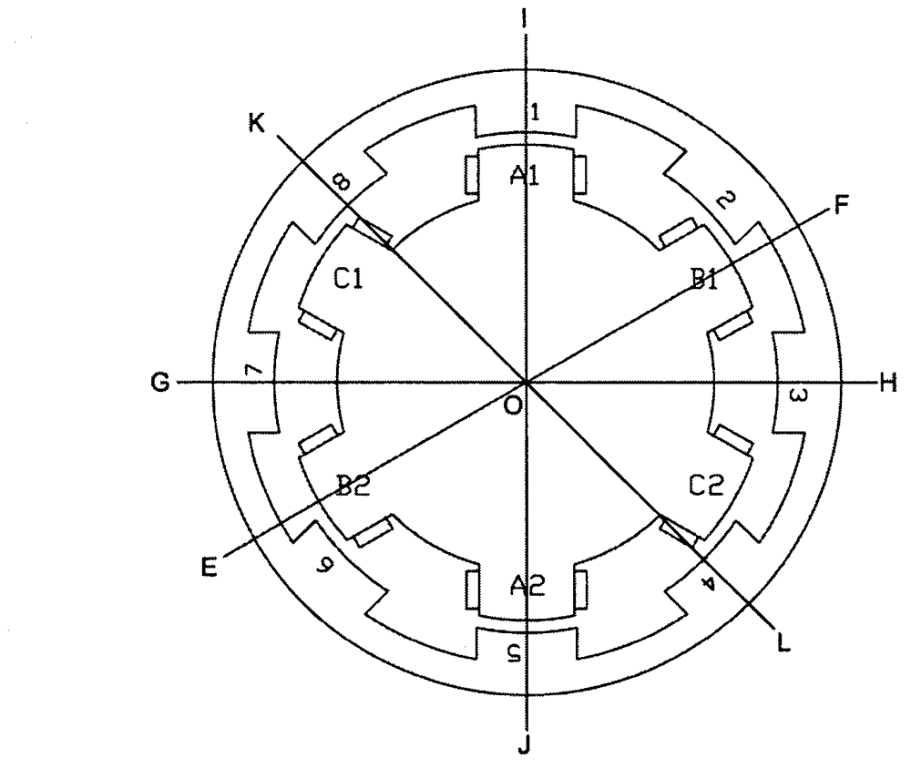 Switch reluctance electromotor with function of power-off self locking