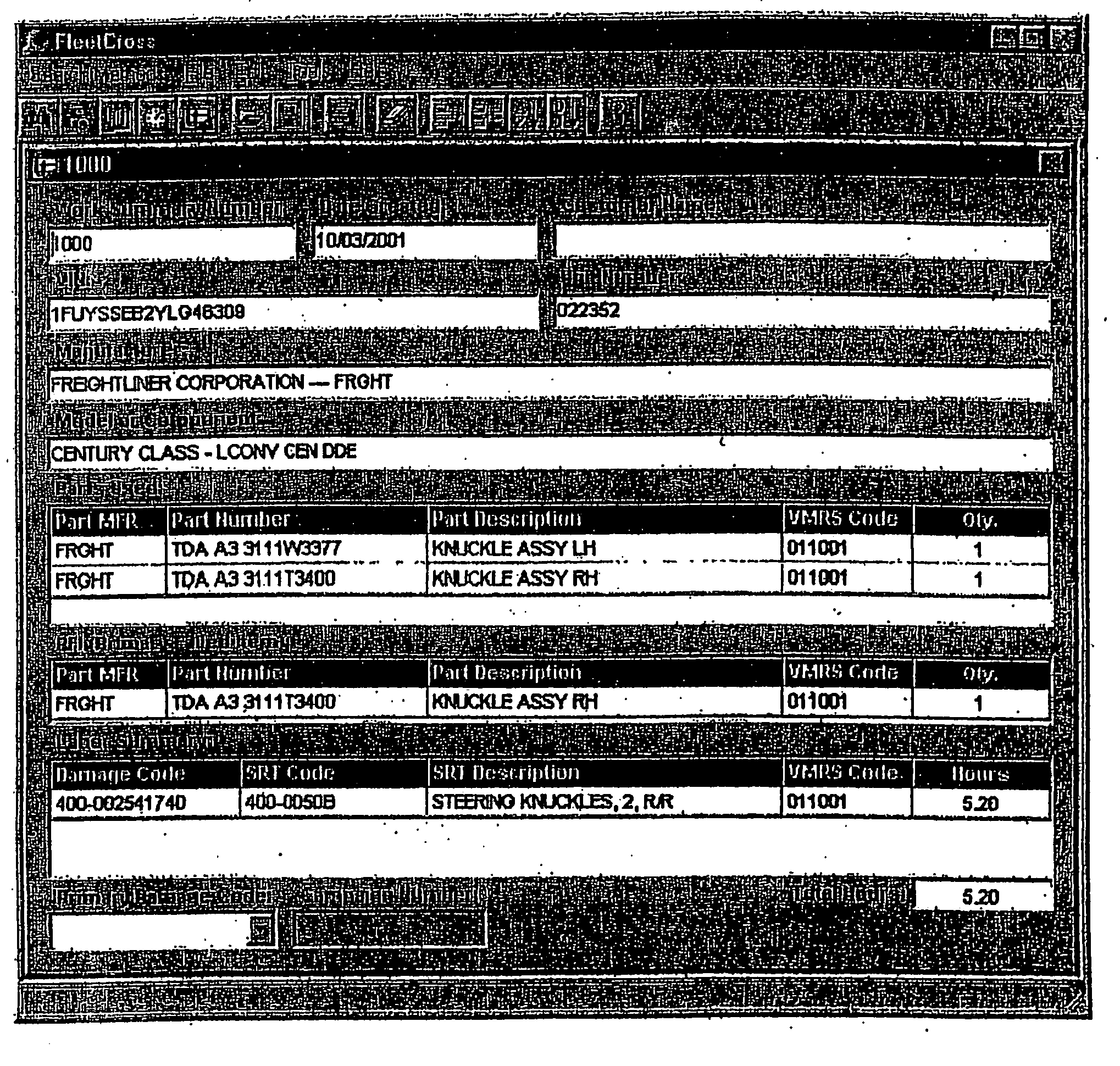 Warranty claim preparation system