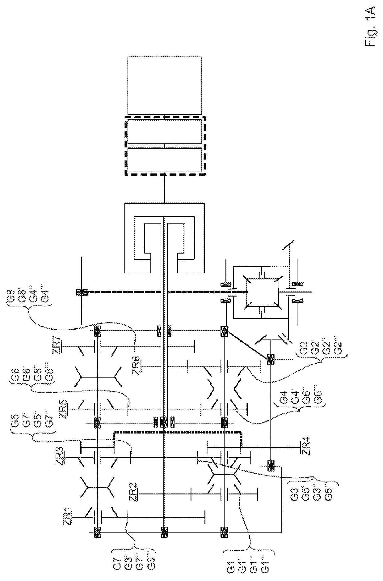 Dual clutch transmission and hybridized drive train having a dual clutch transmission