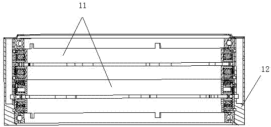 Automatically-flowing and automatically-supplying circulating water cooling automobile brake drum water seal