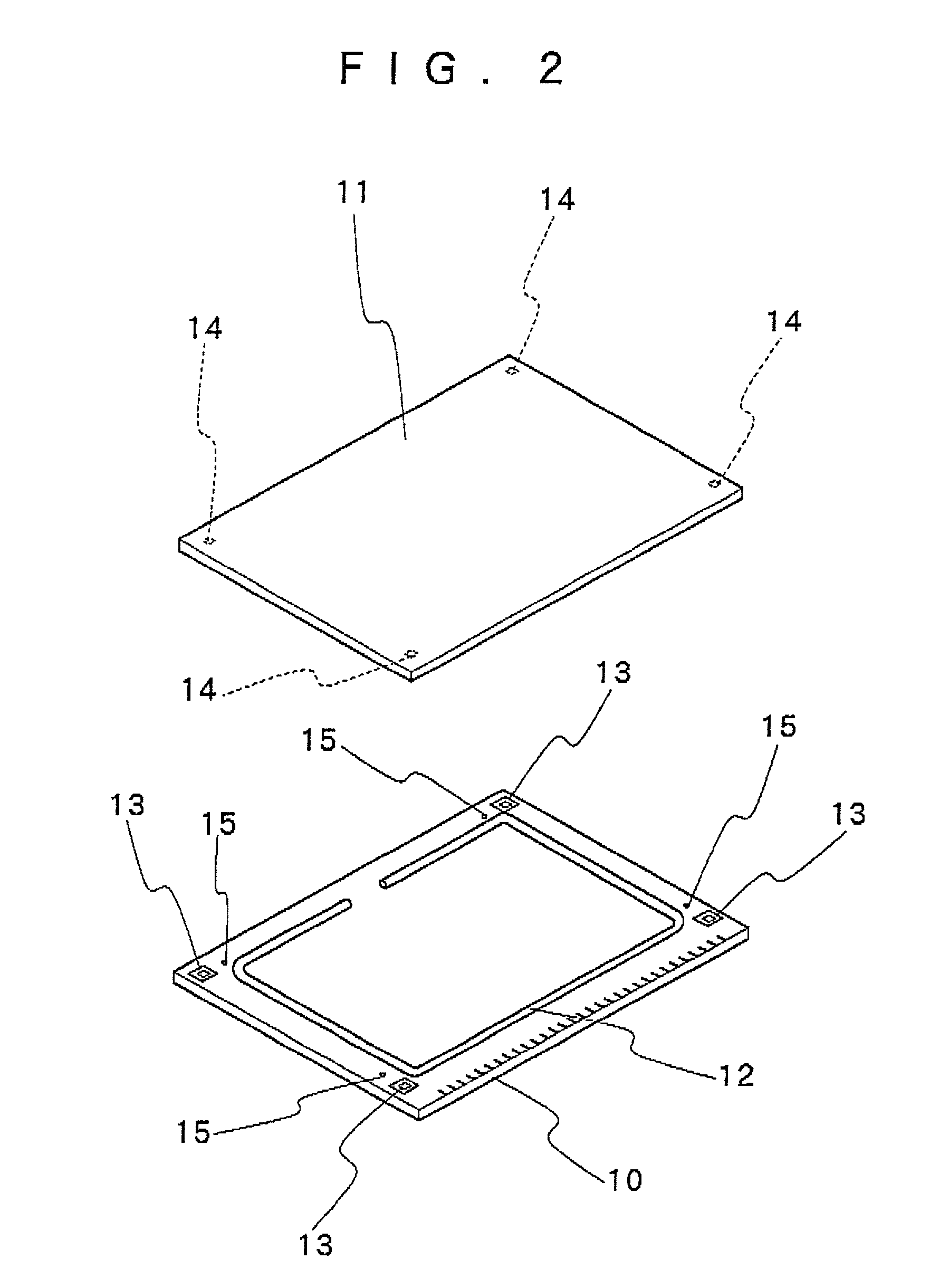 Method and apparatus for bonding substrate plates together through gap-forming sealer material