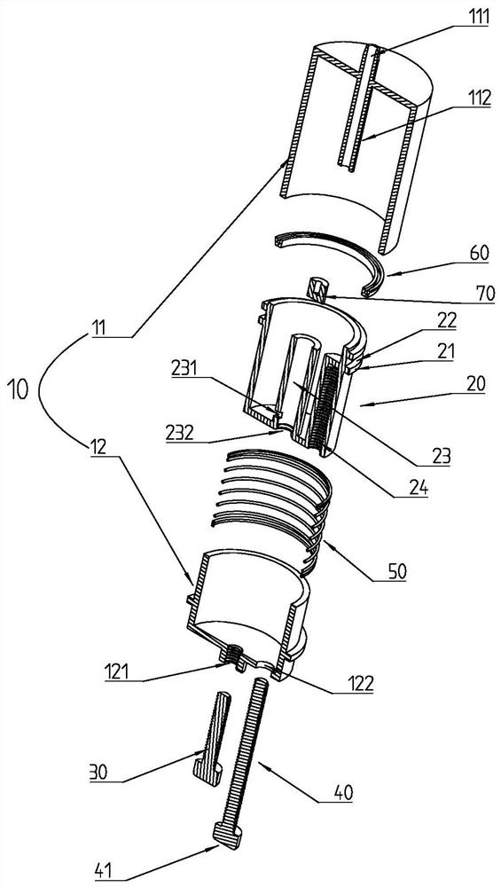 Automatic hydraulic cylinder