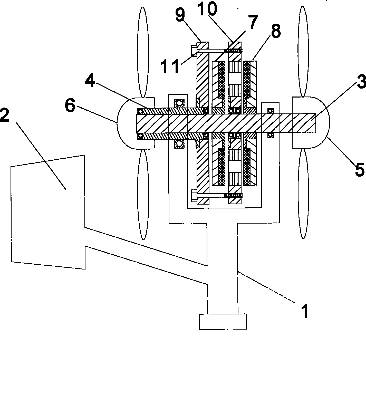 Coaxial birotor universal aerogenerator