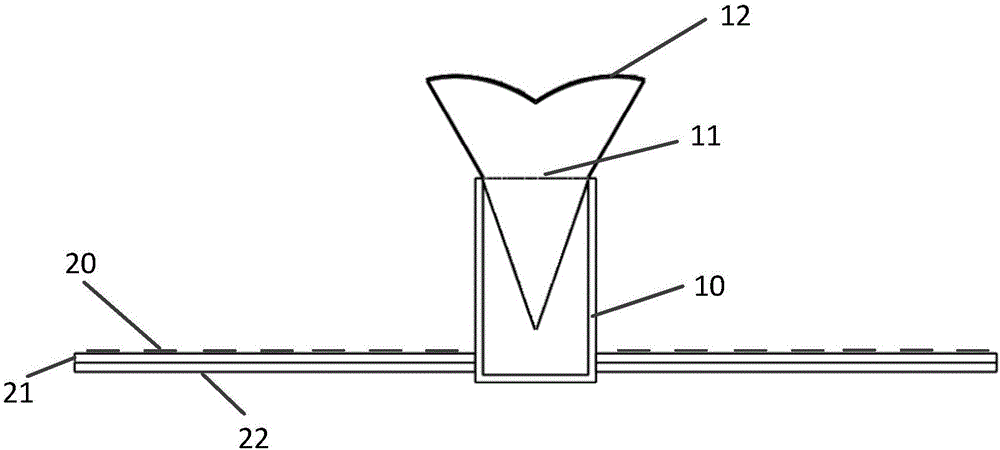 Low-profile lens antenna based on reflective array feed