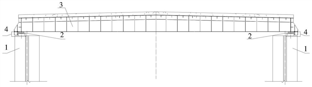 Horizontal Constraint System for Split Pier Supports