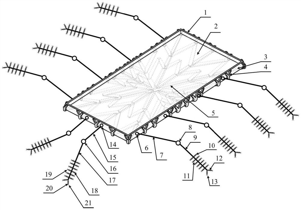 Novel floating composite material ocean platform