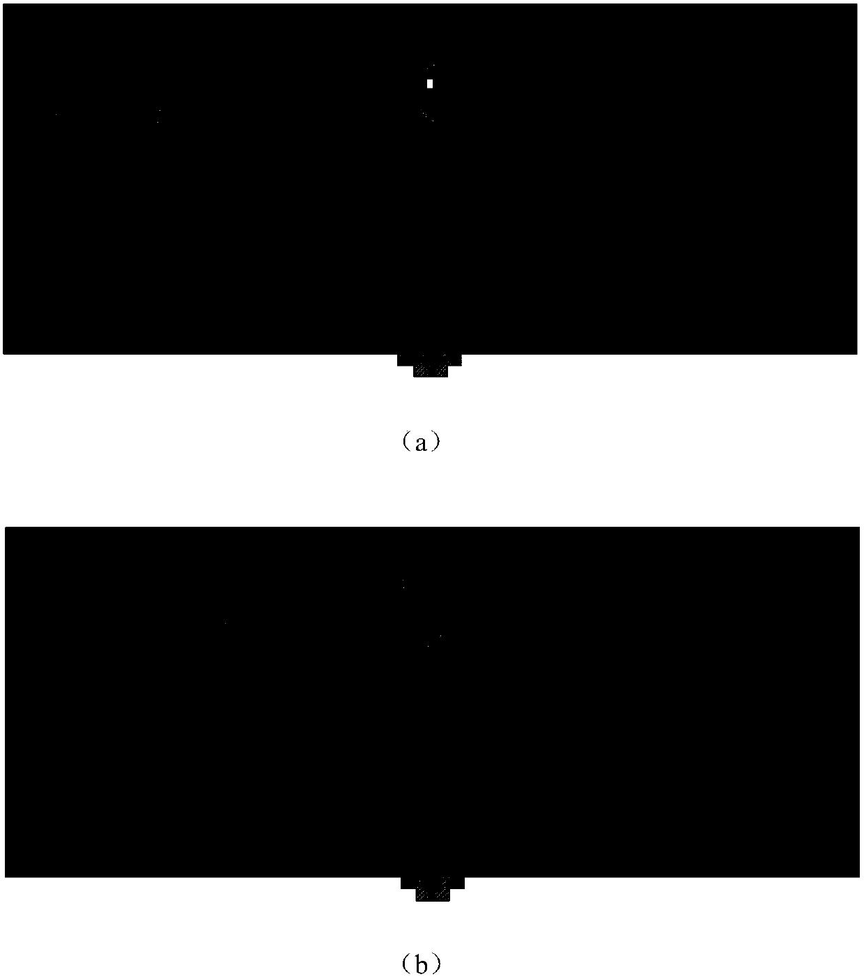 Capacitive loaded frequency conversion planar directional dual frequency antenna