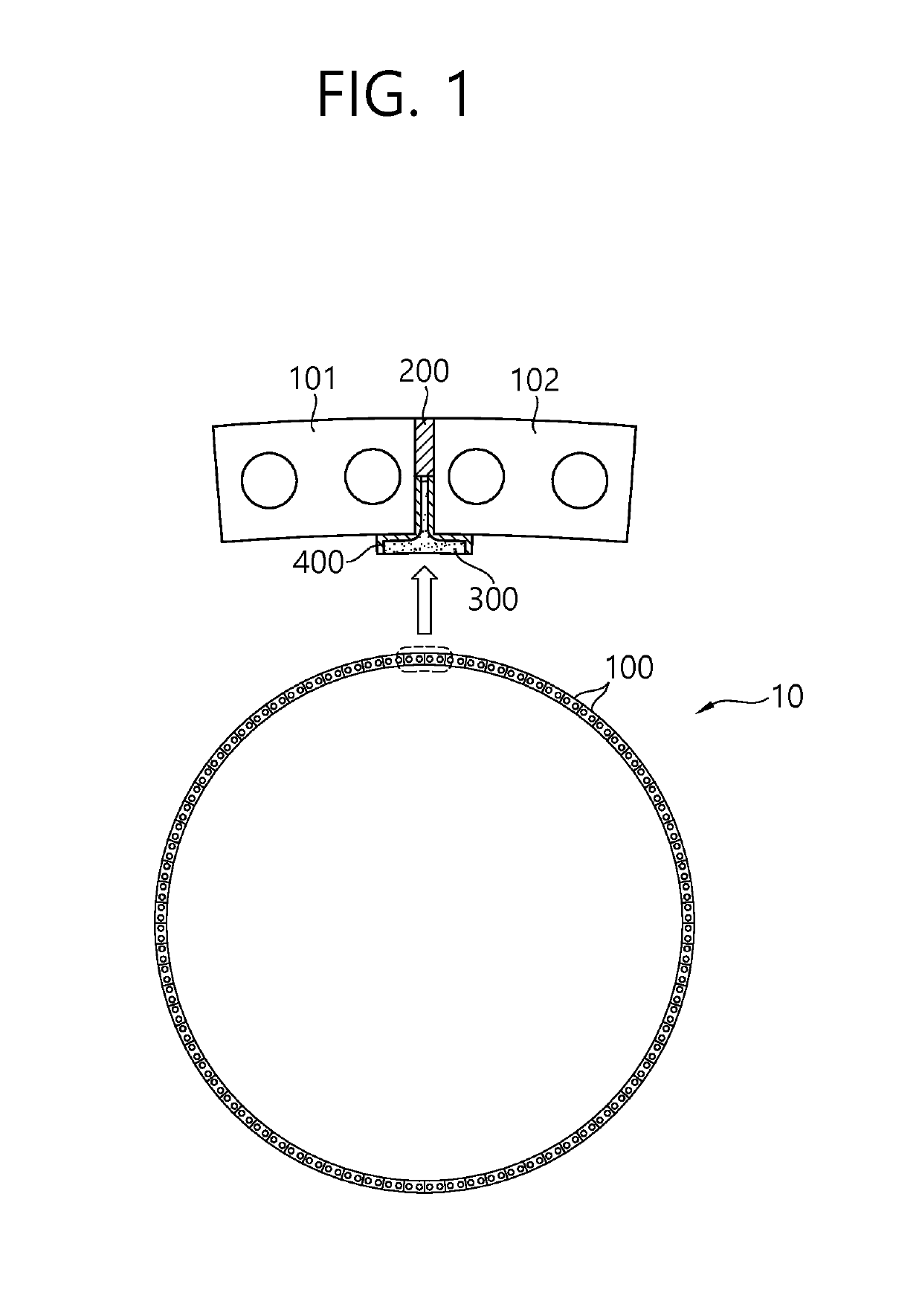 Cold crucible comprising metal oxide barrier and method for manufacturing same