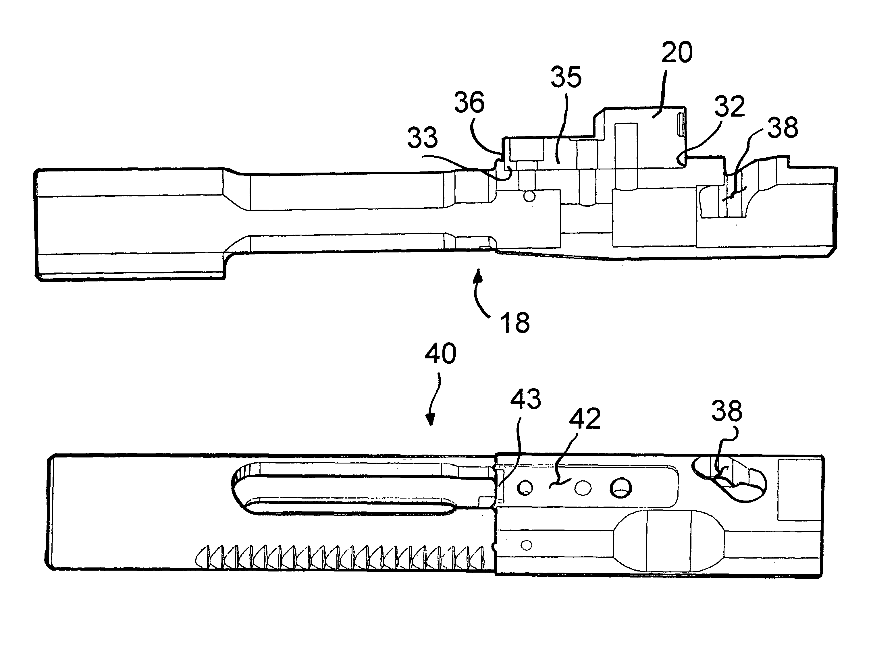 Firearm bolt carrier with mechanical/gas key