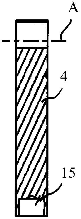 Arrangement for working a tube end