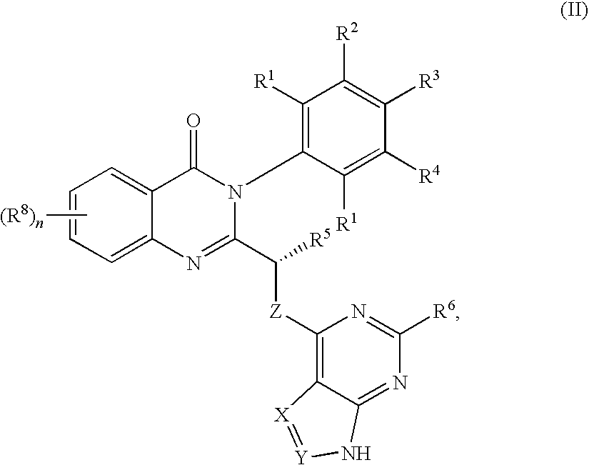 Quinazolinones as inhibitors of human phosphatidylinositol 3-kinase delta
