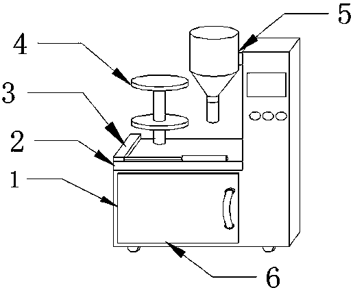 Hose filling and sealing machine