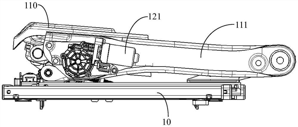 Ultra-thin seat frame mechanism