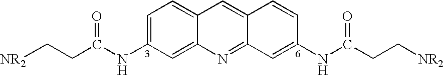 Therapeutic acridone and acridine compounds