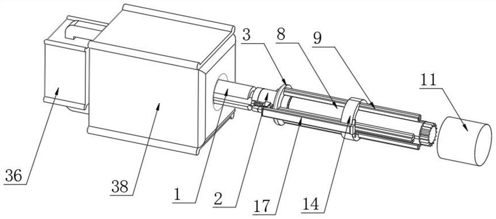 Accelerating mechanism for assembling fluency strip