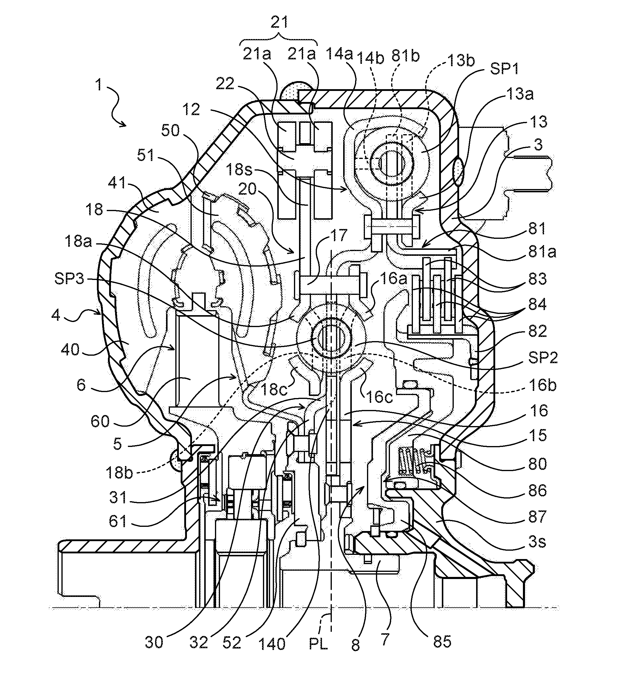 Damper device and starting device