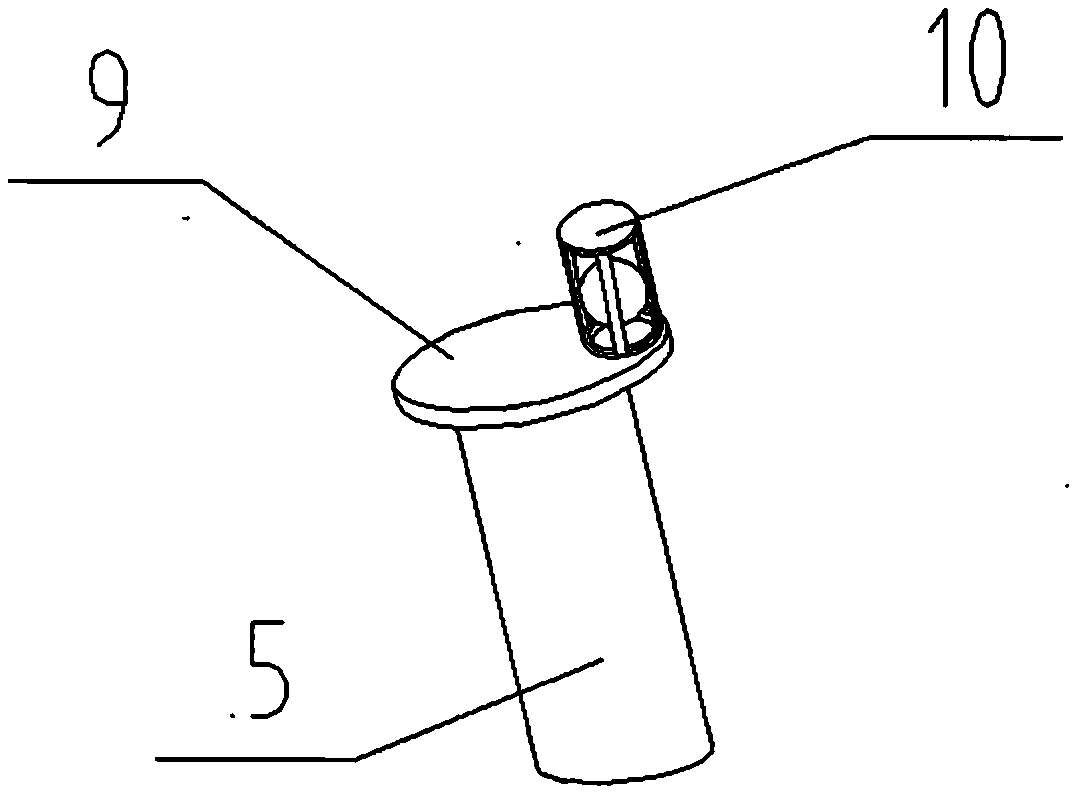 Telescopic decelerating and limiting wheel for mini tiller