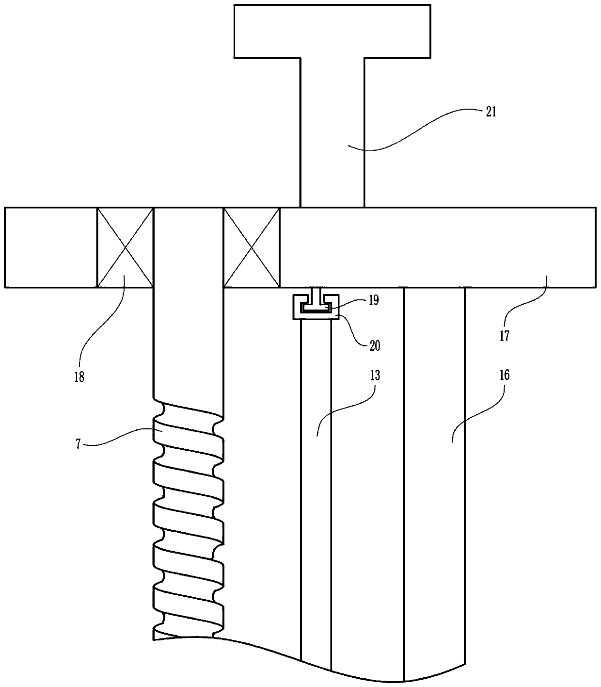 An easy-to-use loading and unloading device for logistics warehousing