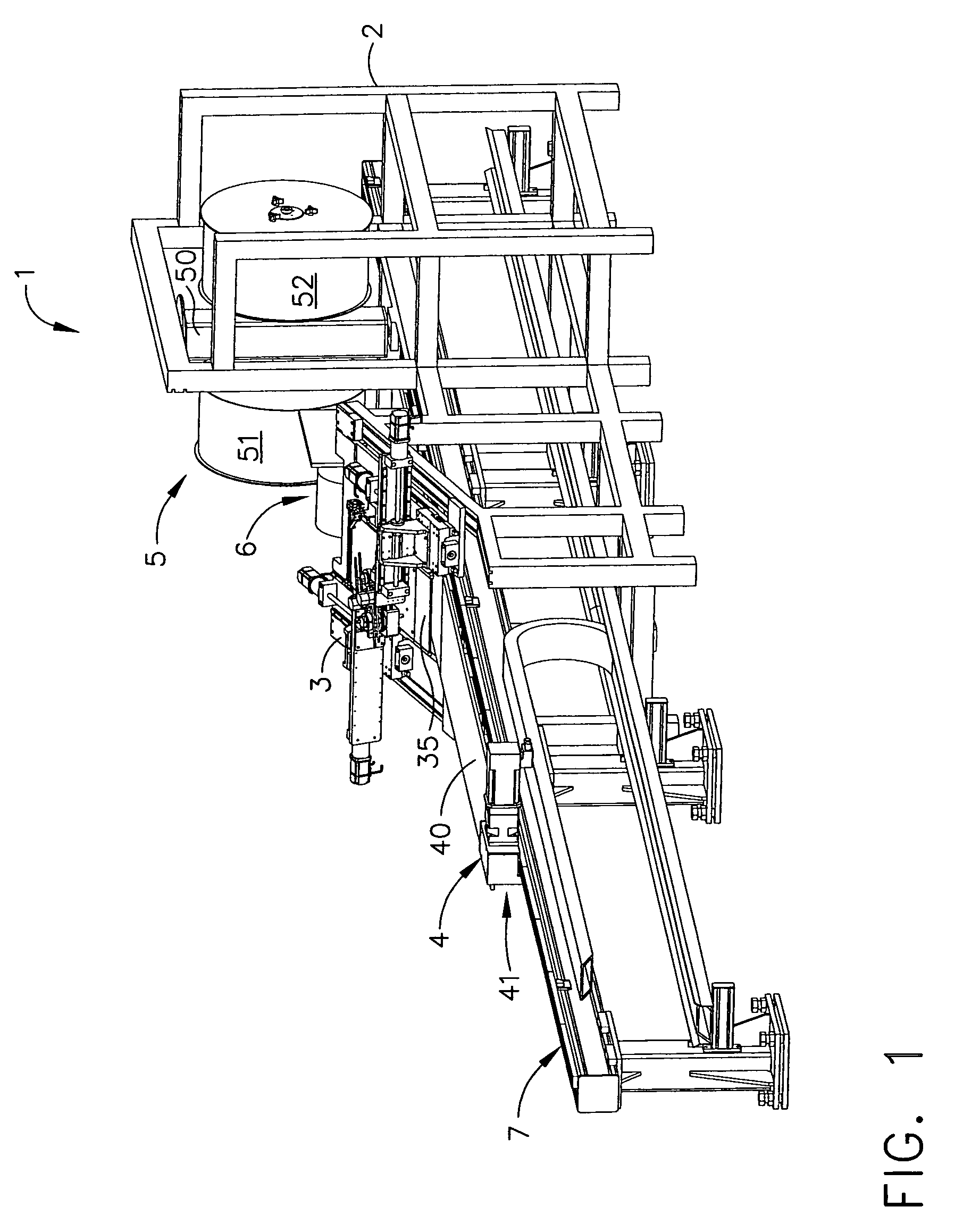 Apparatus and method for composite material trim-on-the-fly