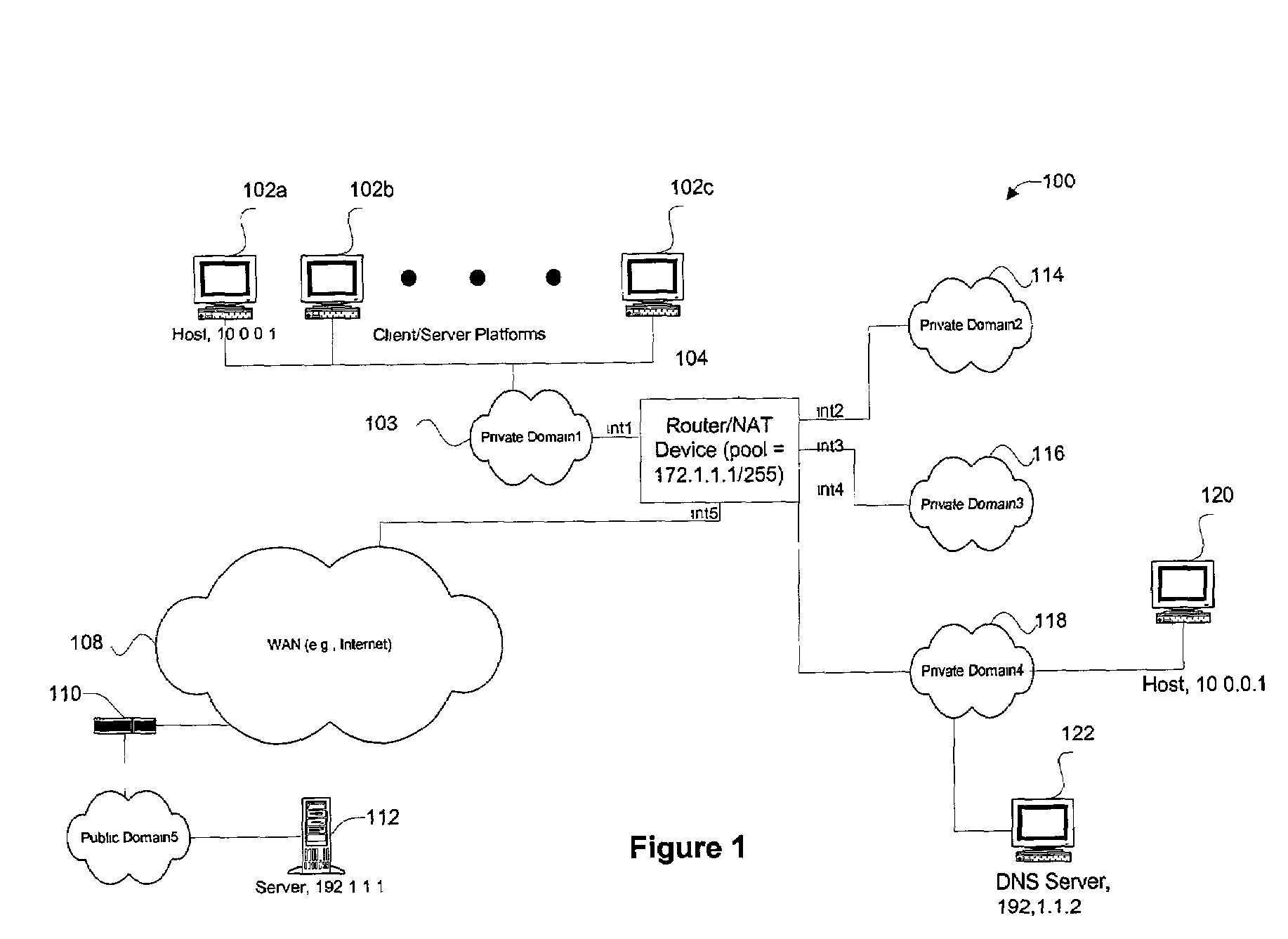Apparatus and methods for performing network address translation (NAT) in a fully connected mesh with NAT virtual interface (NVI)