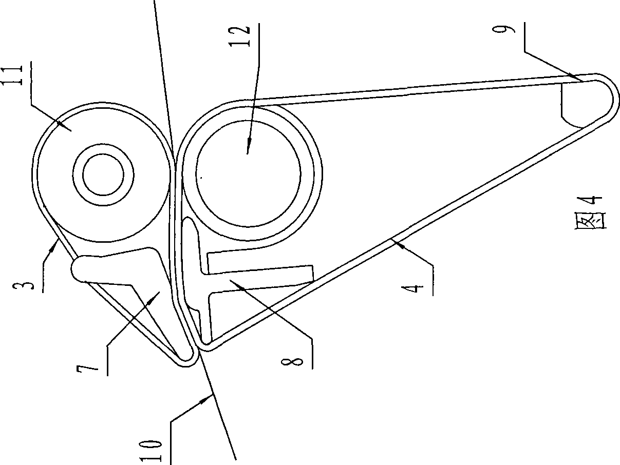 Roller transmission mechanism for drafting assembly of spinning frame