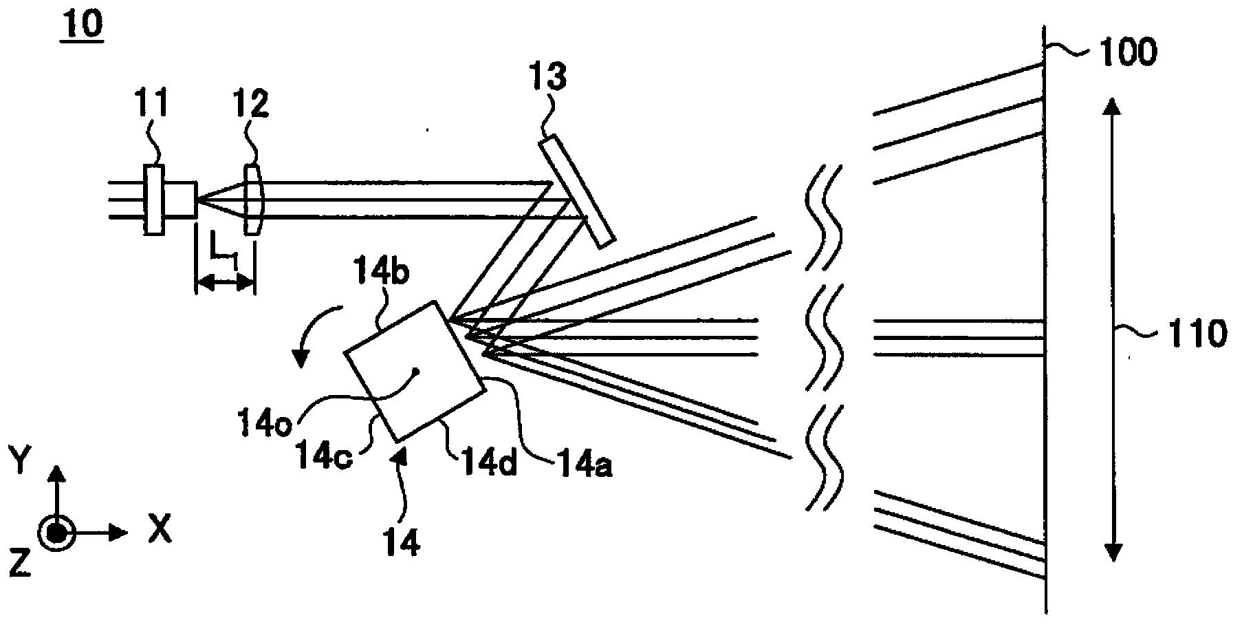 Optical measurement device and vehicle